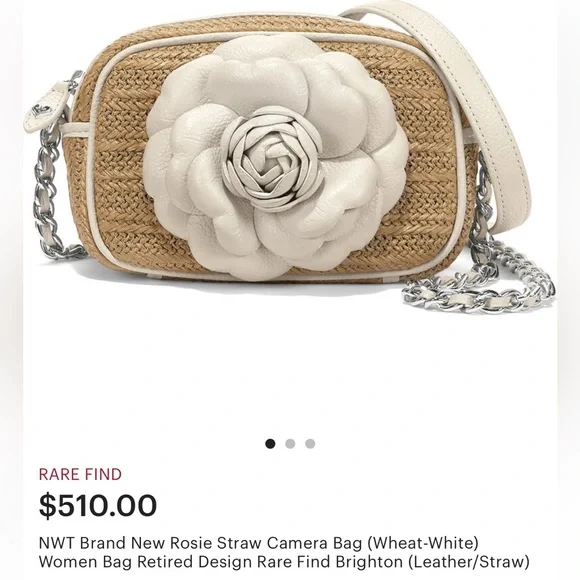 BRIGHTON Rosie Straw Camera Bag - Picture 7 of 17